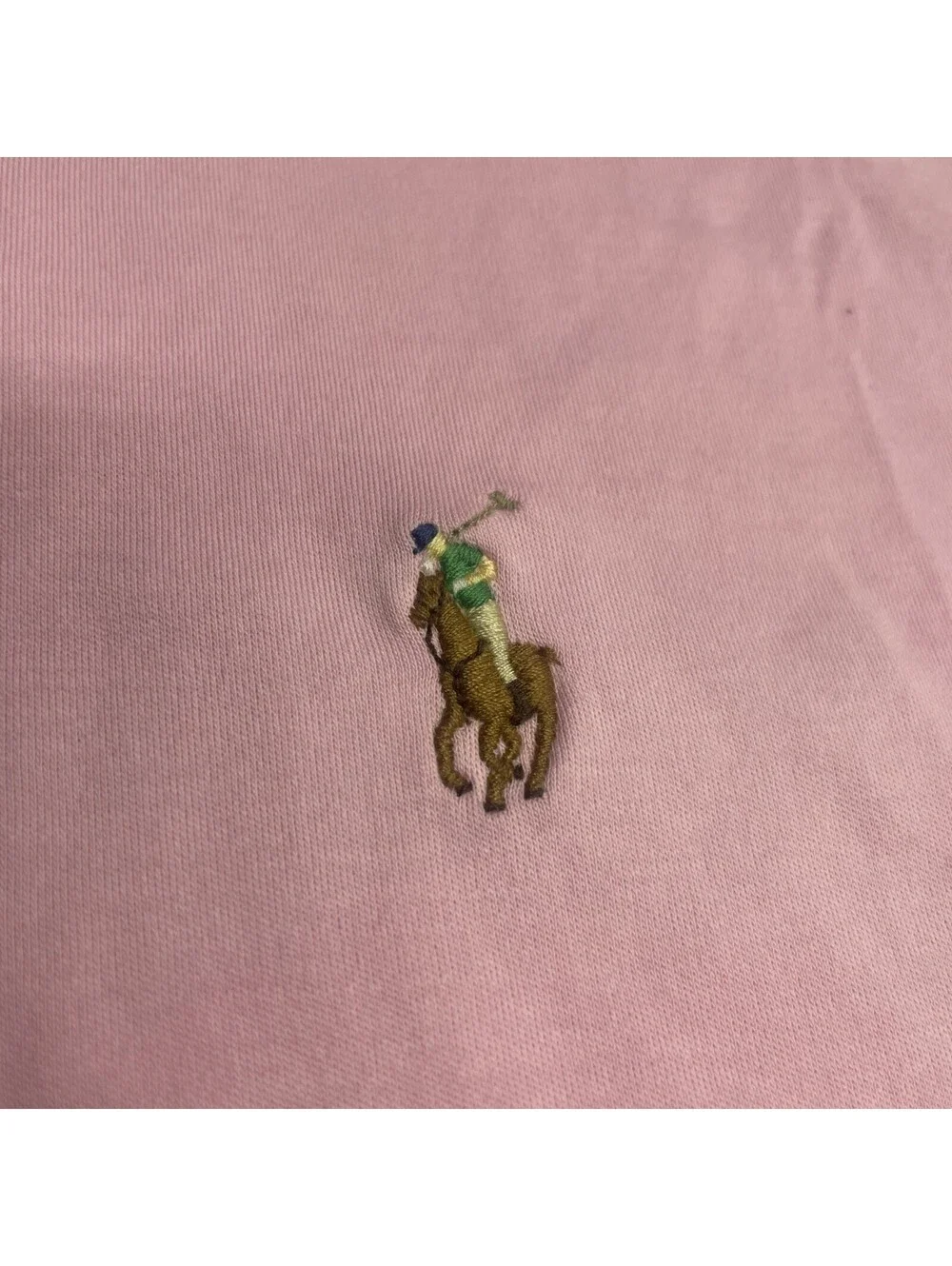 Polo Ralph Lauren Soft Cotton Modern Polo Shirt Light Pink With Pony Mens XXL